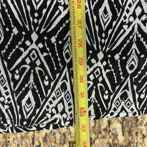 Billabong Heart Strayed Black And White Long Sleeve Mini Dress Size M - Picture 11 of 11